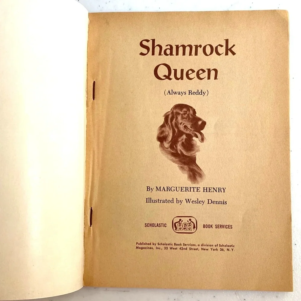Shamrock Queen Paperback Marguerite Henry Wesley Dennis Golden Retriever